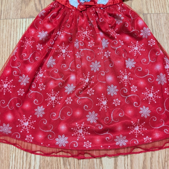 Disney Princess Red Holiday nightgown 18 Months - Picture 4 of 11